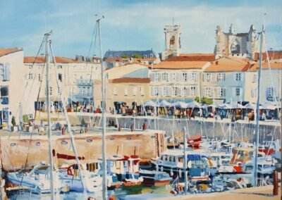The online gallery offers paintings of Saint Martin de Ré by Philippe Morin Koronin